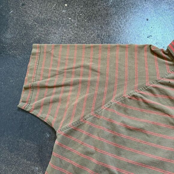 Ezekiel Men’s Striped Polo Shirt Size Large 100% Cotton Small Logo Essential - Picture 14 of 15